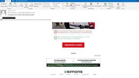 dpd fake mail